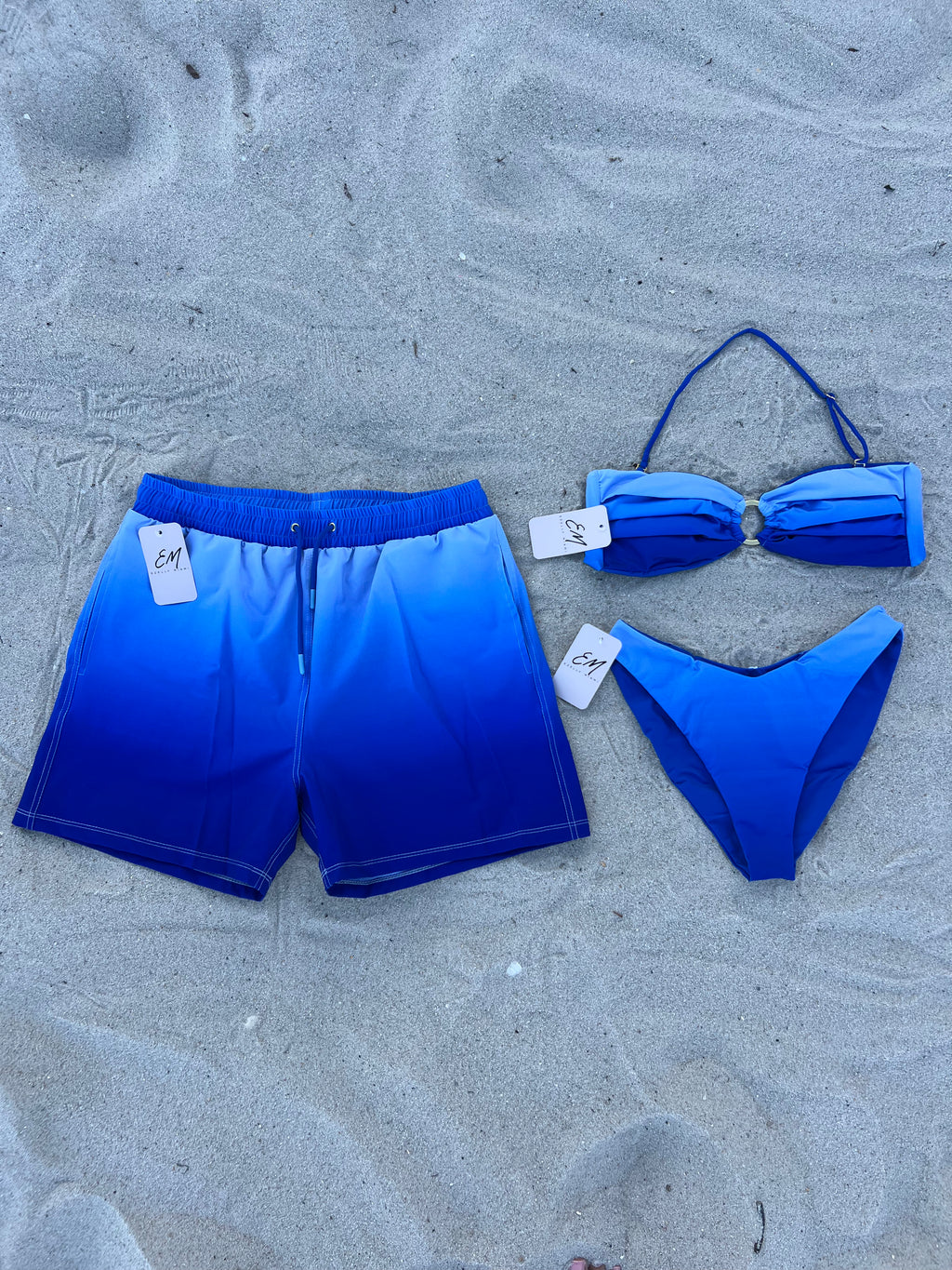 Elisa Bandeau Top / Beach Wave