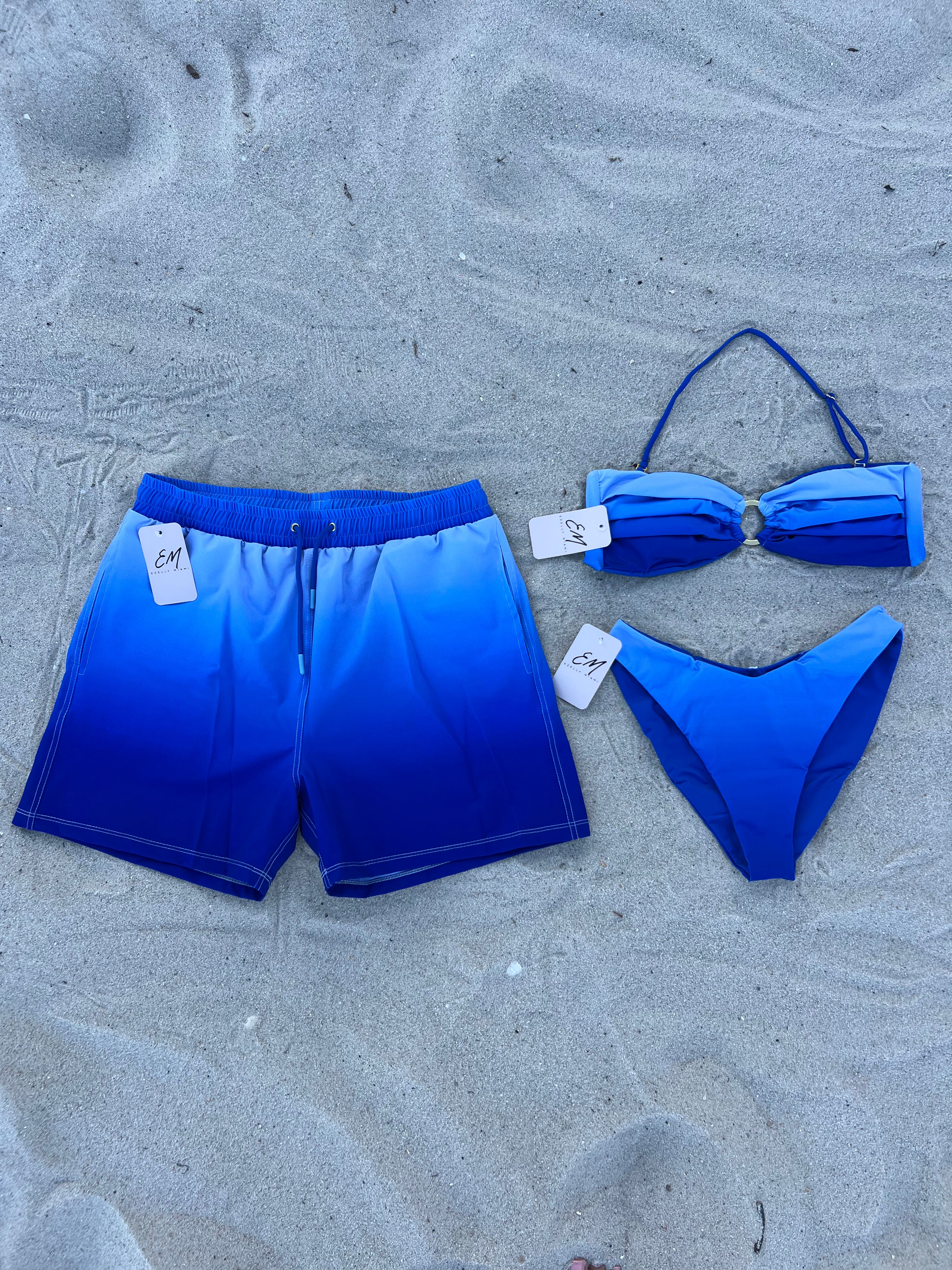 Elisa Bandeau Top / Beach Wave