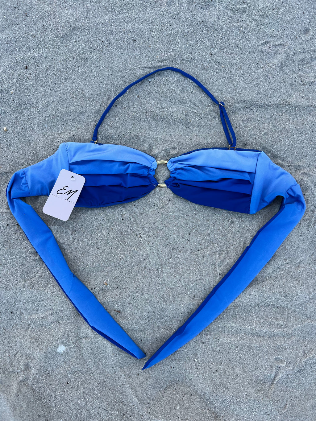 Elisa Bandeau Top / Beach Wave