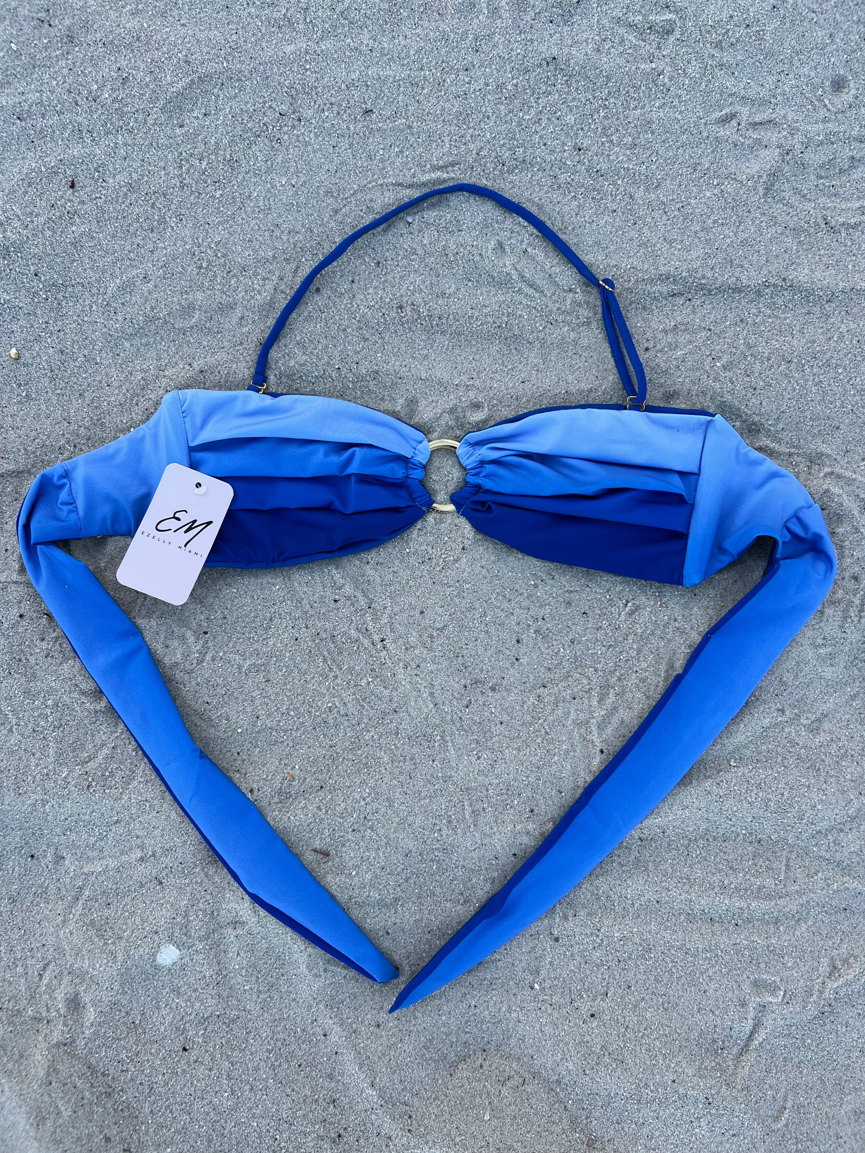 Elisa Bandeau Top / Beach Wave